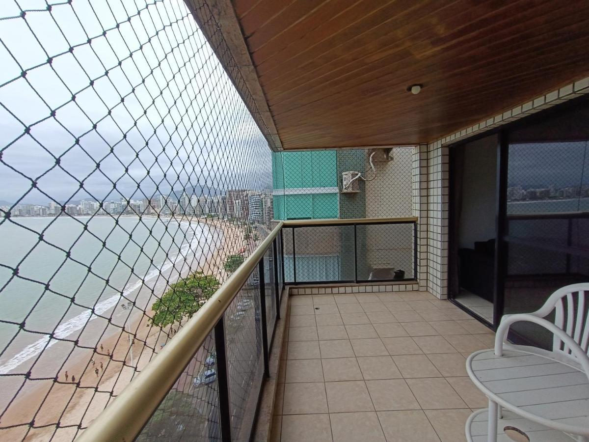 Apt Canto Nobre, Frente Total Para O Mar, 4 Quartos, Vaga De Garagem E Wi Fi Гуарапари Екстериор снимка
